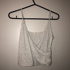 grey crop top